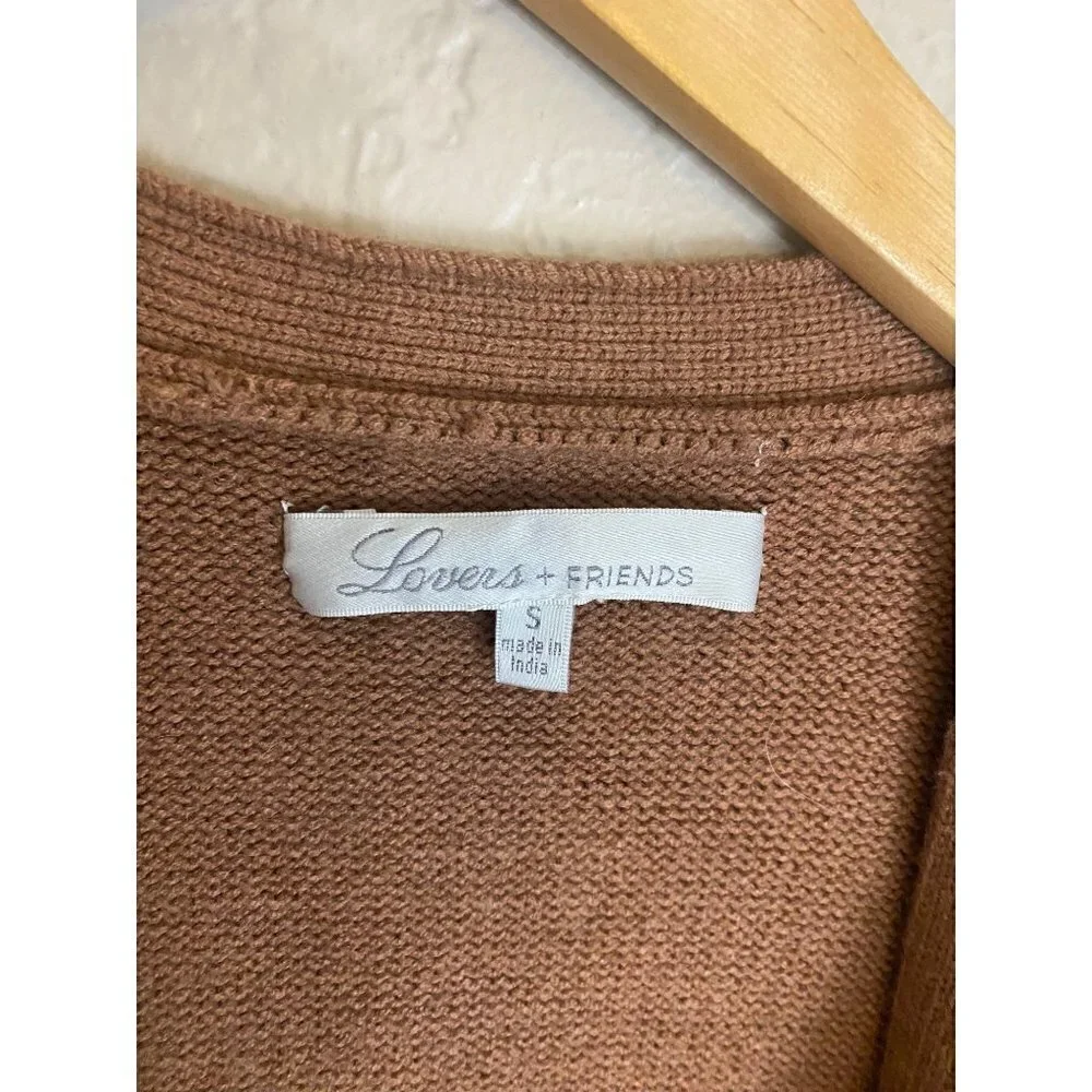 Lovers + Friends Women's Half Sleeve Open Front Long Cardigan - Small - Picture 4 of 14